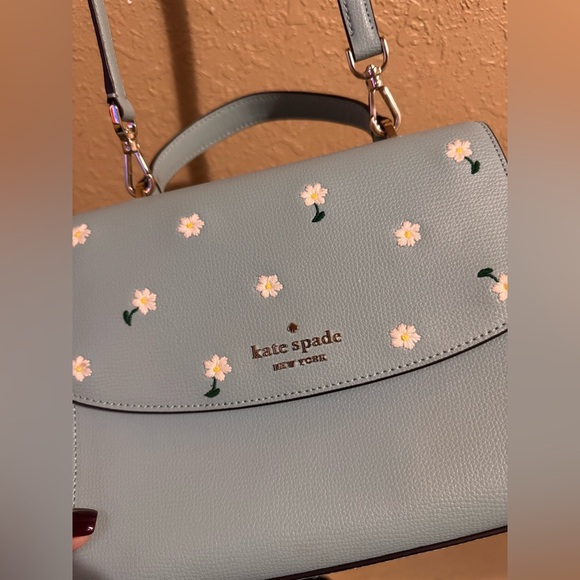 Kate spade daisy flower embroidered purse - Picture 5 of 9